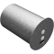 H�tte til stolper | varmgalvaniseret | til � 76 mm stolper | med fjederbelastet l�semekanisme | passer til jordbeslag varenr. 476.40 til �bning med universaln�gle varenr. 470.40